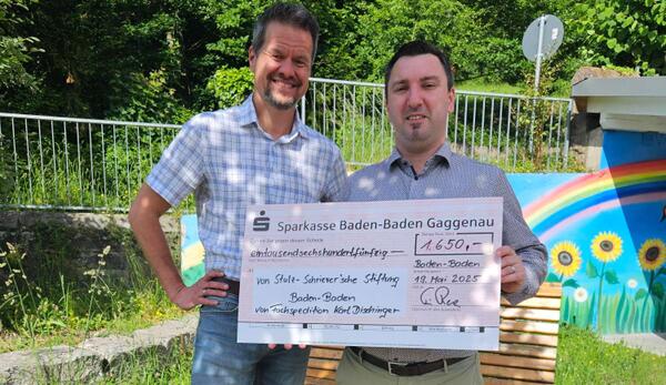 Spende der Firma Dischinger