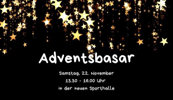 Vorfreude auf den Adventsbasar!